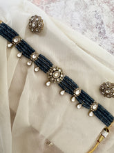 Kiara: Blue choker set