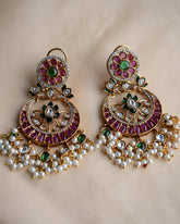 Resham pink: Earrings