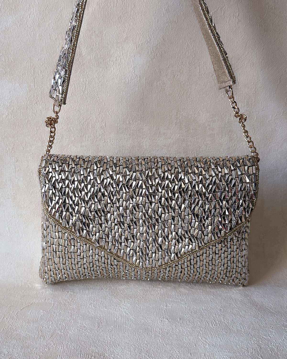 Sona: Silver & Gold Bag