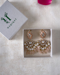 Amara: Peach Choker Set