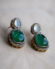 Safiya earrings green 