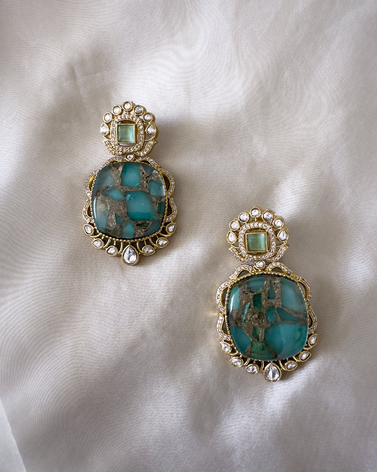 Dua: Turquoise Earrings 