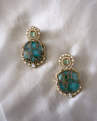 Dua: Turquoise Earrings 