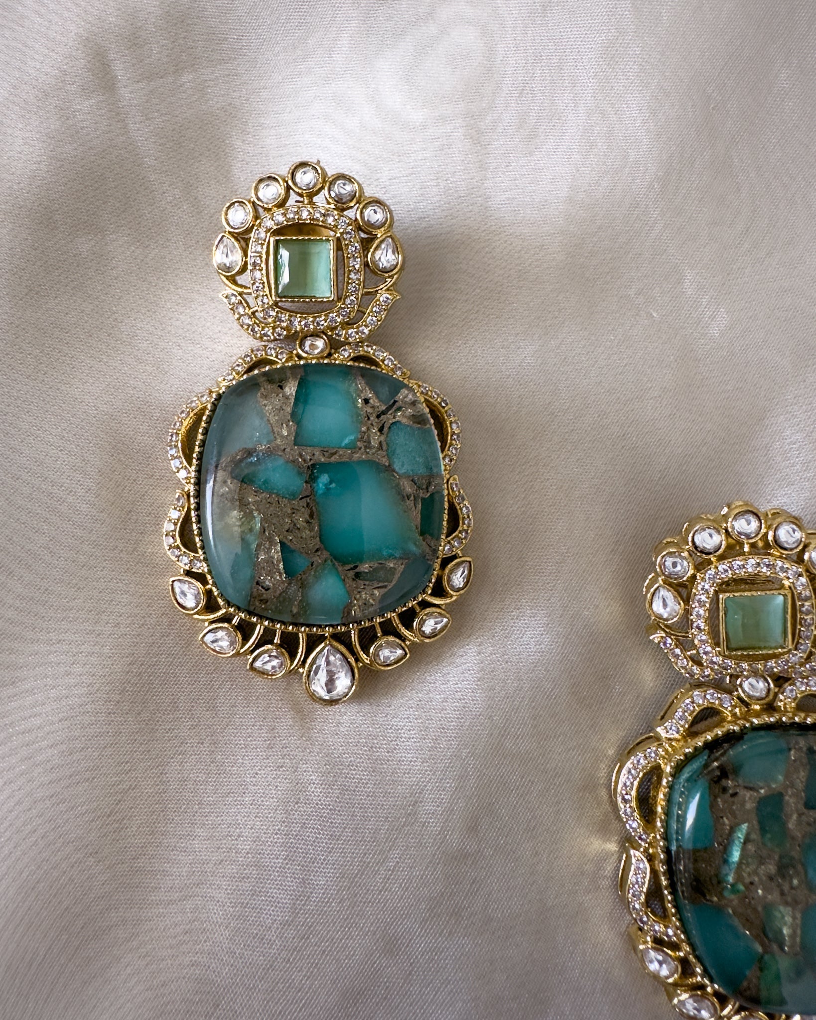 Dua: Turquoise Earrings 